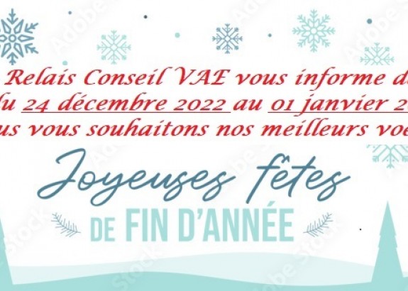 FERMETURE ANNUELLE